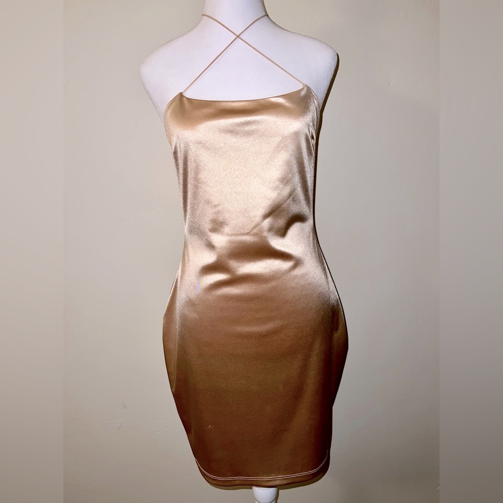 Fashion Q - Silk Body-con Dress